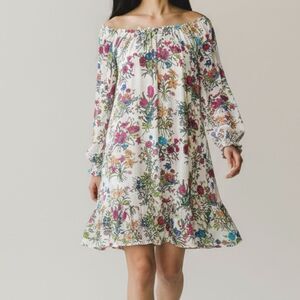 Essential Antwerp Floral Long Sleeve Dress in Size EU 38